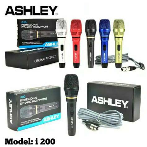 Jual Microphone Kabel Ashley I Original Mic Cable I Ashley