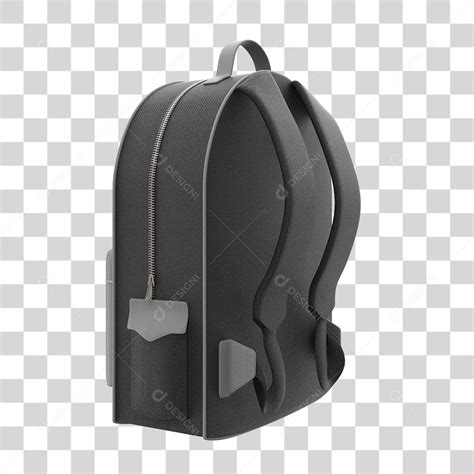 Elemento D Para Composi O Mochila Escolar Preta Png Transparente