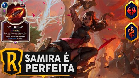 Melhor Aggro Burn Do Lor Super Completo Samira Fizz Deck