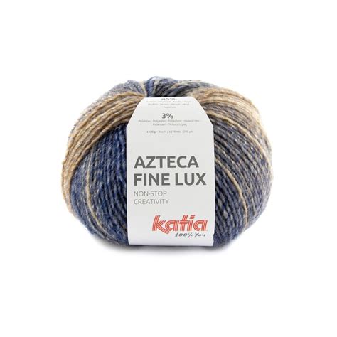 Wool Blend Knitting Yarn, 3.5 Oz./295 Yards, 100g/270m, Self-striping Yarn, Katia AZTECA FINE ...