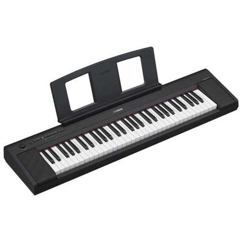 Yamaha NP 15 61 Key Piaggero Ultra Portable Digital Piano Black