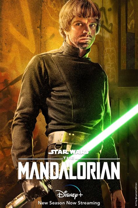 Star Wars Sebastian Stan As Luke Skywalker In The Mandalorian Trailerclub