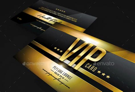 04 Professional Vip Card Template Templatesvip