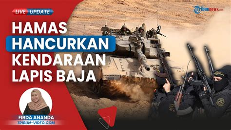 Rudal Hamas Hancurkan Kendaraan Lapis Baja Israel Belasan Tentara