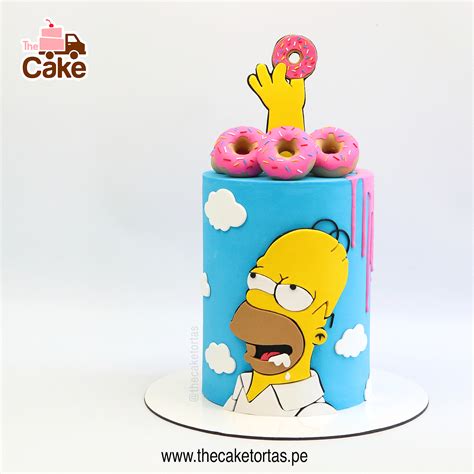 Descubrir Imagen Pastel De Homero Simpson Fondant Viaterra Mx