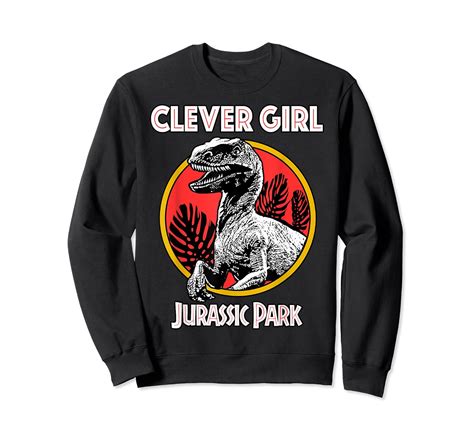 Jurassic Park Retro Raptor Clever Girl Graphic T Shirt Stellanovelty