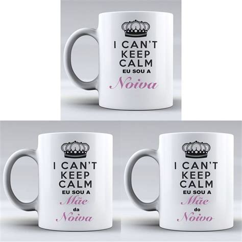 Kit Canecas I Can T Keep Calm Noiva Delta Elo7 Canecas Keep Calm