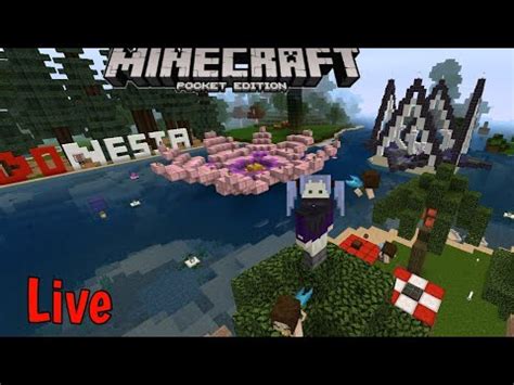 LIVE MINECRAFT SURVIVAL POKET EDITION YouTube