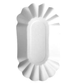 Pappschalen Oval Pure X X Cm Weiss