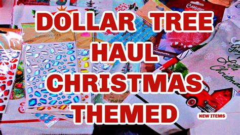 DOLLAR TREE HAUL CHRISTMAS THEMED YouTube