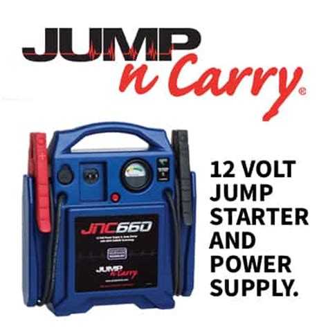 Jump-N-Carry Jump Starter JNC660, 1700 Peak Amp 12 Volt Jump Starter ...