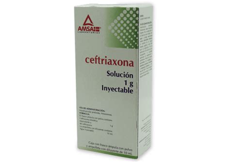 Ceftriaxona Iv G Soluci N Inyectable Frasco Mpula Ml Compra En