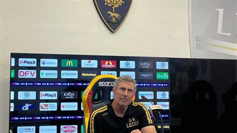 Lecce Luca Gotti In Conferenza Stampa Post Atalanta TUTTO Mercato WEB