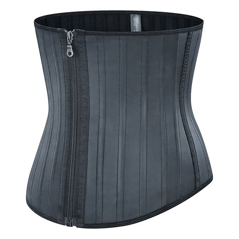 Bustier Corset Ceinture Amincissante En Latex Avec Os En Acier