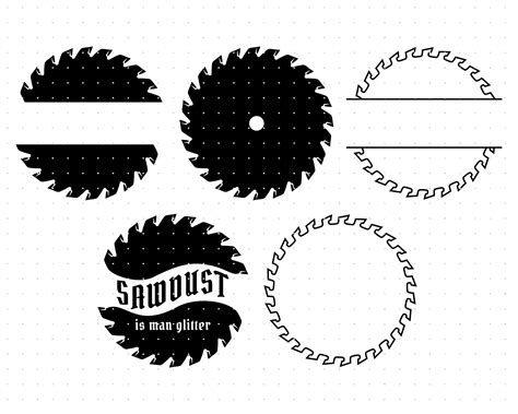 Sawdust Is Man Glitter Svg Saw Blade Clipart Carpenter Png Etsy Sweden