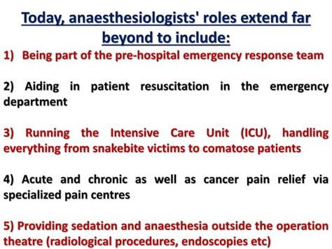 Past Present And Future Of Anesthesia Ppt Free Download