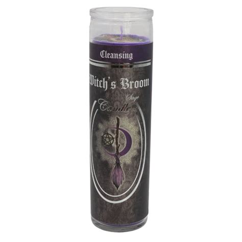 Cleansing The Witch S Broom 7 Day Candle Sage Curious Cauldron