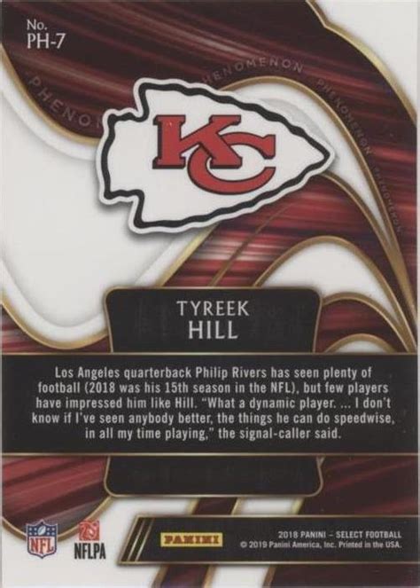 Panini Select Tyreek Hill Ph For Sale Ebay