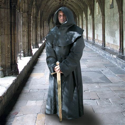 Medieval Monk's Robe and Hood - Costumes and Collectibles