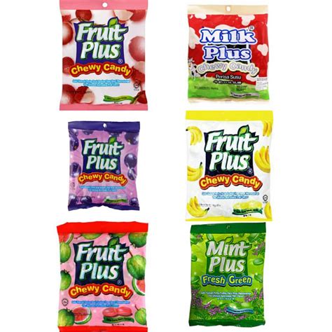 Fruit Plus Chewy Candymint Plus Chewy Candy 150g Ready Stock