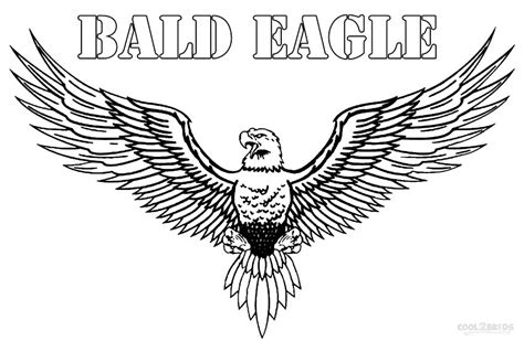 Printable Bald Eagle Coloring Pages For Kids