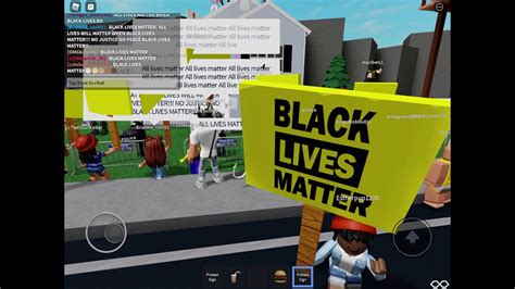 Justice For Floyd Roblox Protest Youtube