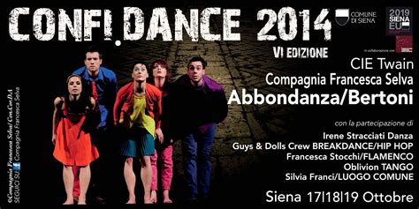 Fogli D Arte Issn Confi Dance A Siena La Danza Scende