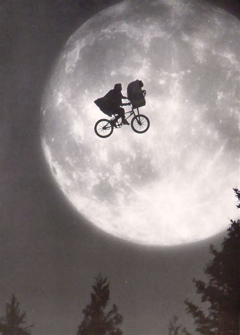 E.T. (Bike and Moon scene) - Framed Picture - 12" x 16" - Other Art