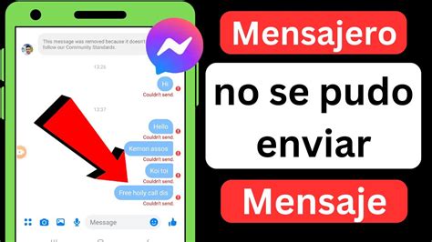 Messenger No Pudo Enviar El Problema Del Mensaje Problema Con El