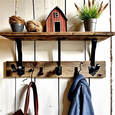 15 Farmhouse Coat Hanger Ideas to Transform Your Hallway