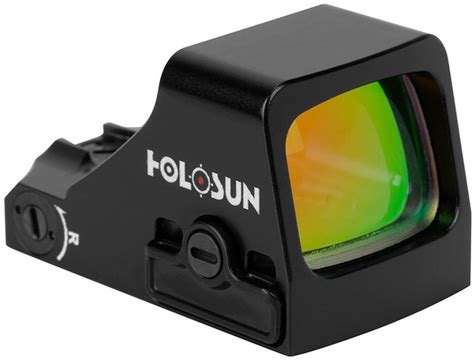 Holosun Reflex Sights Hs 407k X2 Red Micro Reflex Sight Black 6 Moa