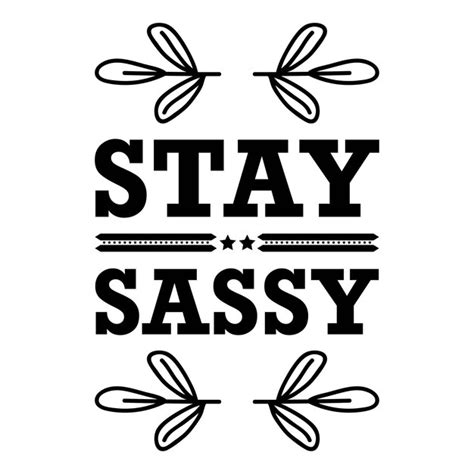 Premium Vector Sassy Svg Design