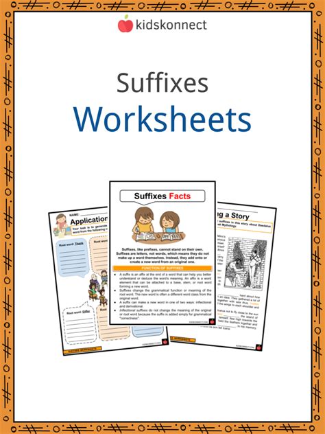 Suffixes Worksheets - Engaging Exercises for Learning Word Endings