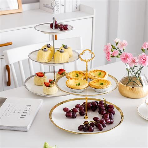 jual  tier cake piring susun piring cake shopee indonesia