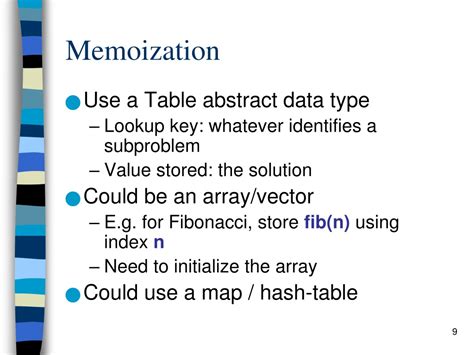 PPT CS 4102 Algorithms Dynamic Programming Also Memoization