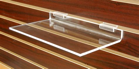 Acrylic Slatwall Shelf 12w X 6d Detroit Store Fixture Co Custom