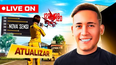 Level Up Ao Vivo Testando A Nova Atualiza O Free Fire Mobile