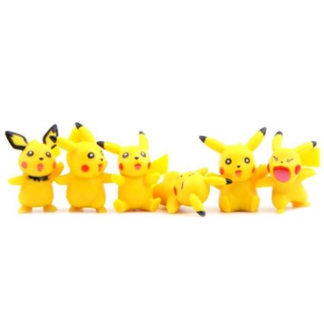 Unit Ensemble Cm Pok Mon Pikachu Jouets En Plastique Mod Le