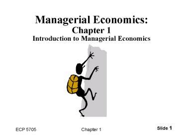 Ppt Managerial Economics Chapter Introduction To Managerial