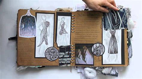 Amber Davenport A2 Textiles Sketchbook YouTube