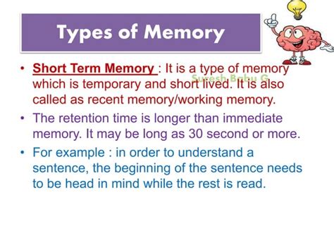 Memory - Definition-Types of Memory - factors influencing memory and ...