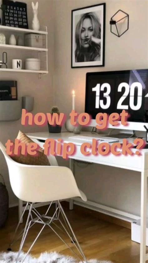 how to get the aesthetic flip clock screensaver? ig: jiyakauryt: An immersive guide by Jiya Kaur