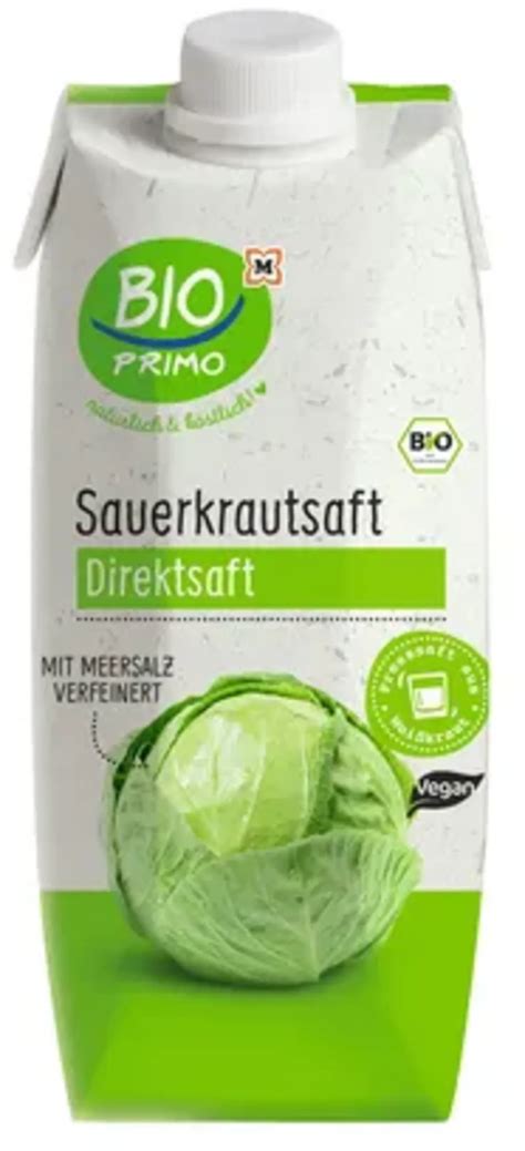 Bio Primo Bio Sauerkrautsaft Liter Piccantino Onlineshop