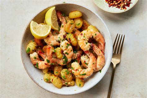 One Pan Shrimp Scampi With Crispy Gnocchi Recipe