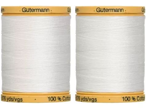 Gutermann 5709 Hilo De Algodon Natural 2 Unidades 2 624 MercadoLibre