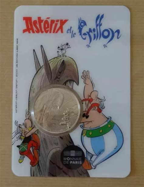 MINI MÉDAILLE ASTÉRIX ET le Griffon tirage limité à 2021 ex Monnaie