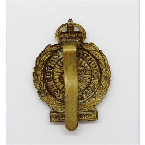 25th County Of London Cyclist Bn London Regiment Cap Badge Kings