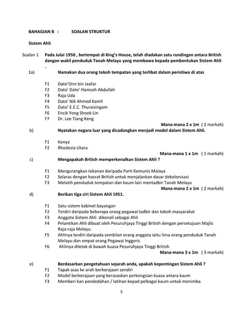 Contoh Soalan Esei Sejarah Tingkatan 4 Kssm Format Kertas Sejarah Spm