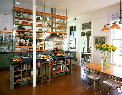 Kitchen Island With Open Shelving Homedecorish