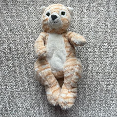 IKEA | Toys | Ikea Gosig Katt Plush Tabby Cat Stuffed Animal Ginger Tan White Striped 1 Rare ...